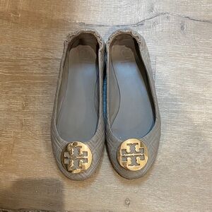 Tory Burch Women's Ballet Flats with Gold Logo